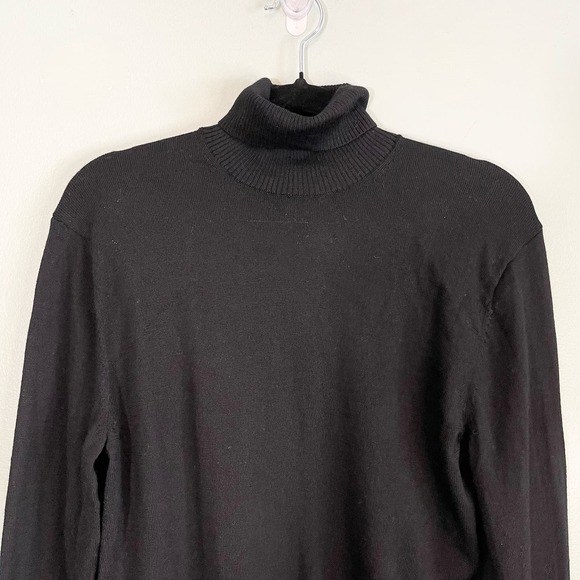 BONOBOS Men's Black Merino Wool Knitted Musso-P Slim Pullover Sweater Small - Picture 8 of 10